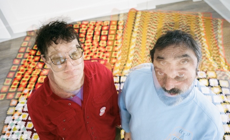 Music duo Croz Boyce, aka Dave Portner (Avey Tare) and Brian Weitz ...