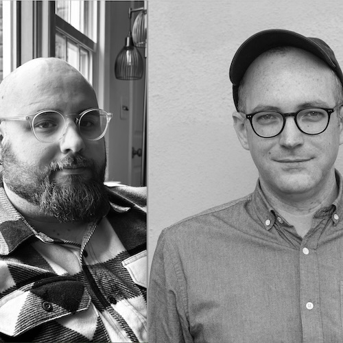 Portrait of  Raymond Tyler and Noah Van Sciver