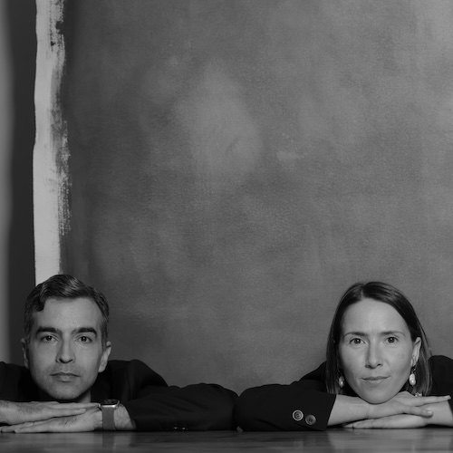 Portrait of  Natalie Musteata and Alexandre Singh