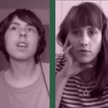 Portrait of  Meg Duffy and Jenn Wasner
