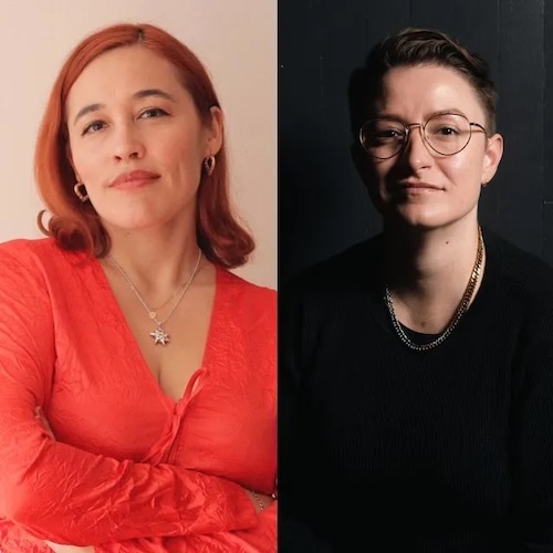 Portrait of  Melissa Sáenz Gordon and Molly Salas (Soft Power Vote)