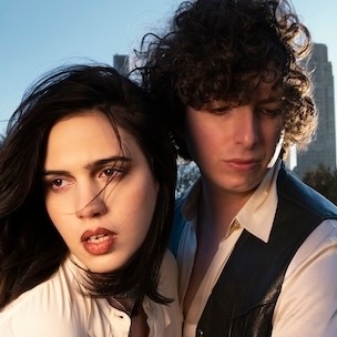 Portrait of  Julia Cumming and Nick Kivlen (Sunflower Bean)